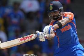 Virat Kohli's 76 has helped India lift the T20 World Cup title against South Africa in Barbados. (AP PHOTO)