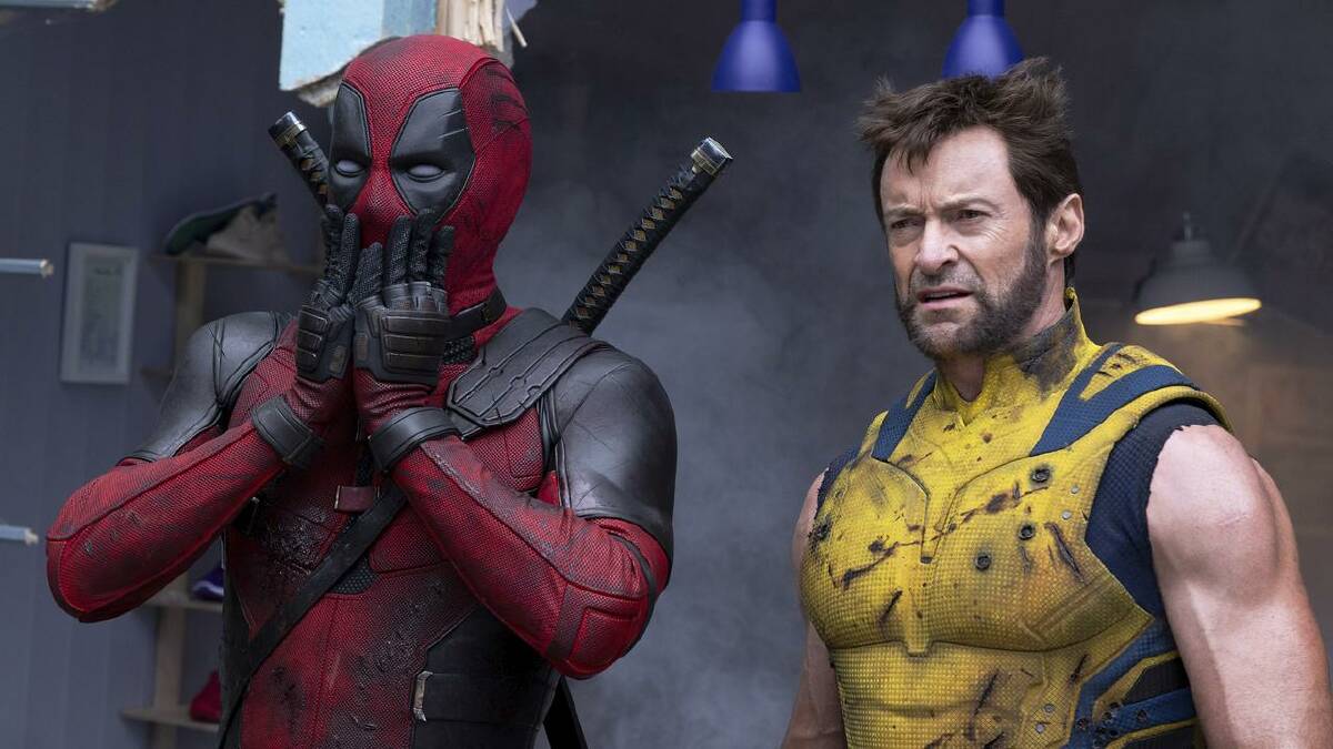 Ryan Reynolds and Hugh Jackman reprise their superhero roles in Deadpool and Wolverine. (AP PHOTO)