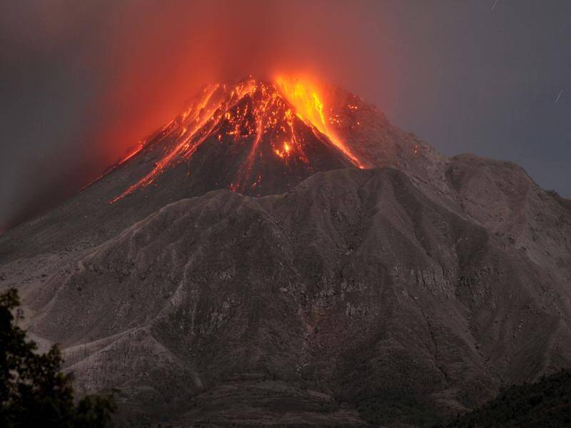 Geofluids near Montserrat's volcano may offer answers on where metals for batteries can be found. (AP PHOTO)