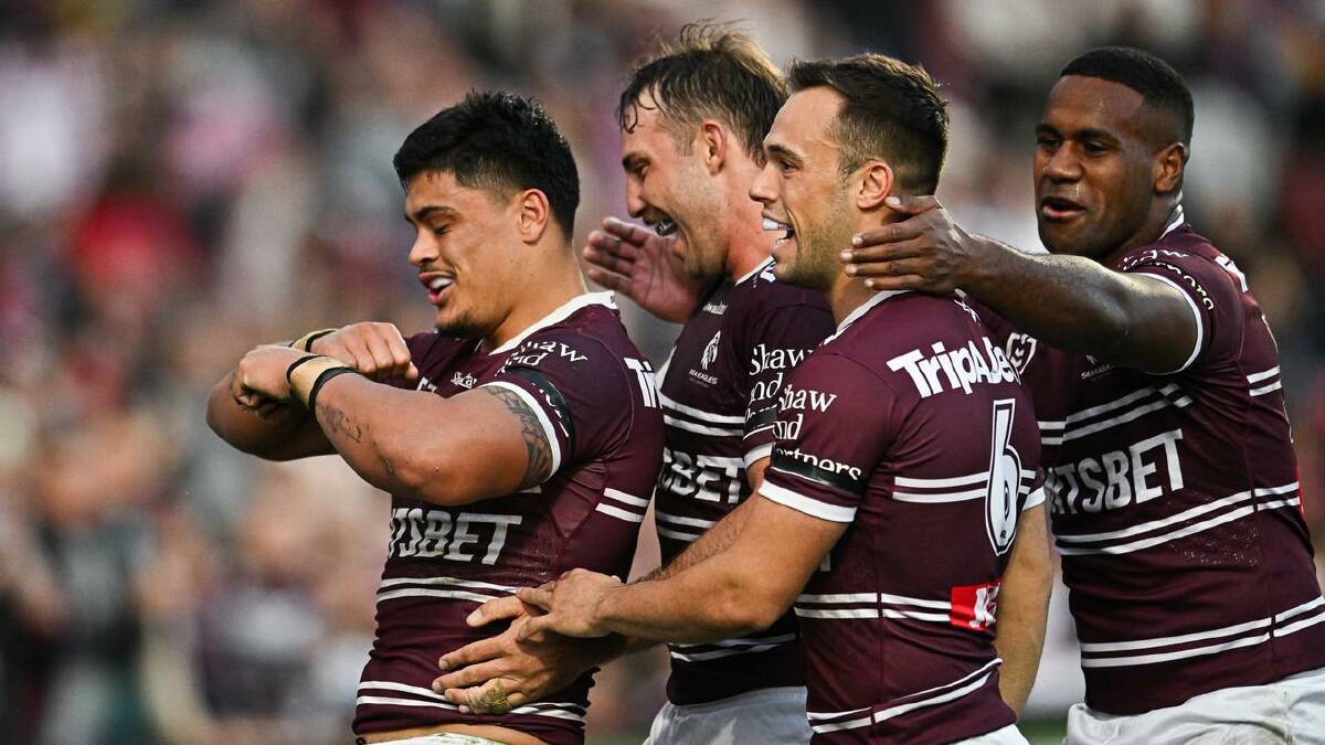 In-form Manly present the next top-eight test for the Roosters on Saturday. (James Gourley/AAP PHOTOS)