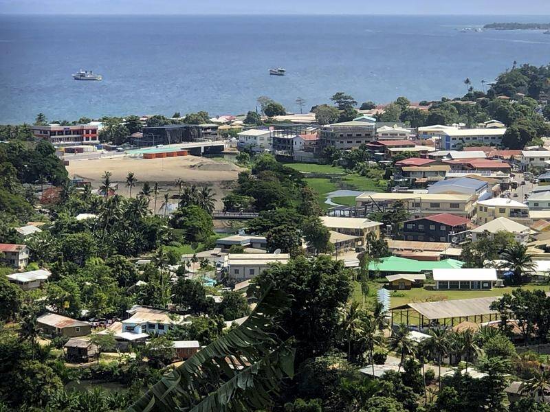 Honiara has imposed a ban on all foreign military ships making naval visits to the Solomon Islands. (AP PHOTO)