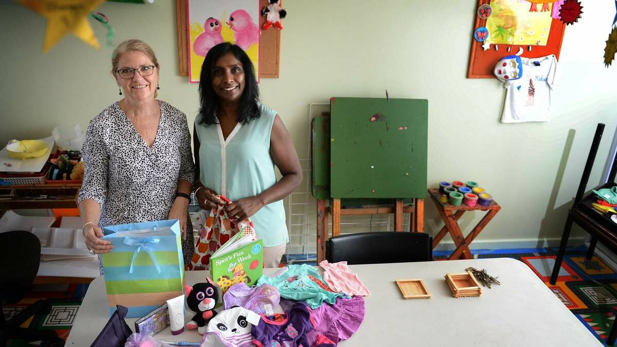 HELPING HANDS: Out Reach co-ordinator Pam Morris and team leader Rosemary Pillay.  Picture: Marina Neil