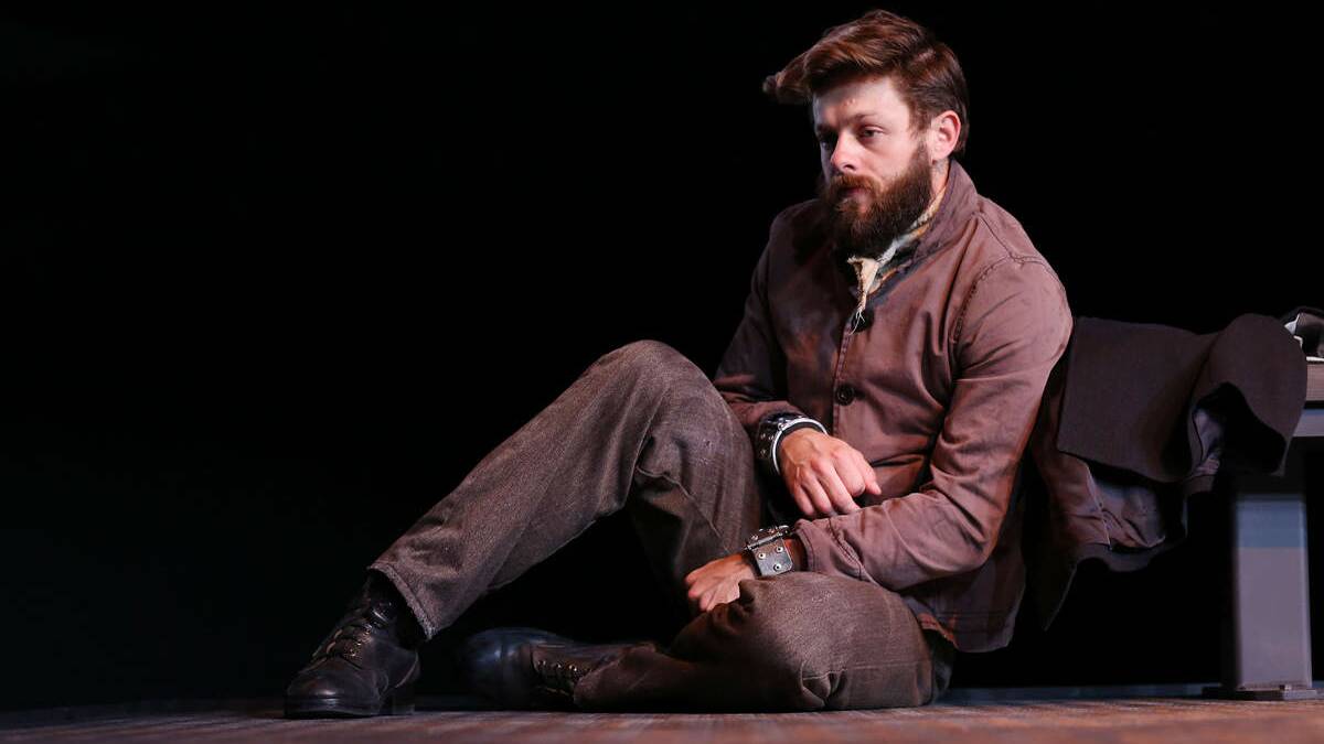 Steven Rooke  plays Ned Kelly. Picture: Rob Maccoll