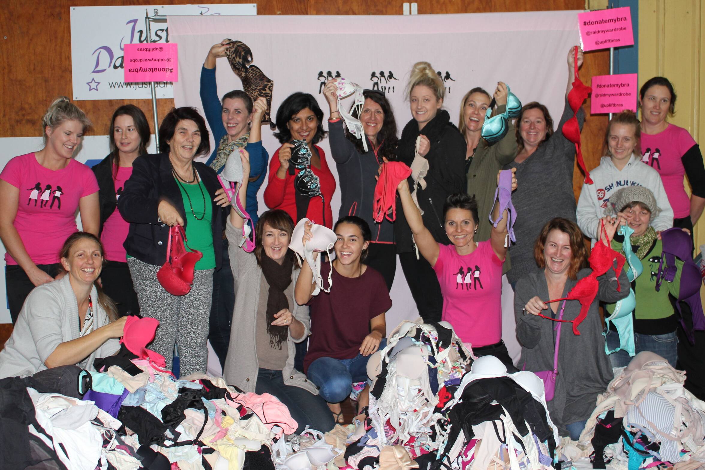 Newcastle's second bra drive receives double the donations, PHOTOS, Newcastle Herald