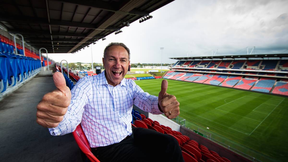 Big weekend: Newcastle Tourism Industry Group general manager Gus Maher says the A-League grand final is worth millions to the city's economy. Picture: Simon McCarthy