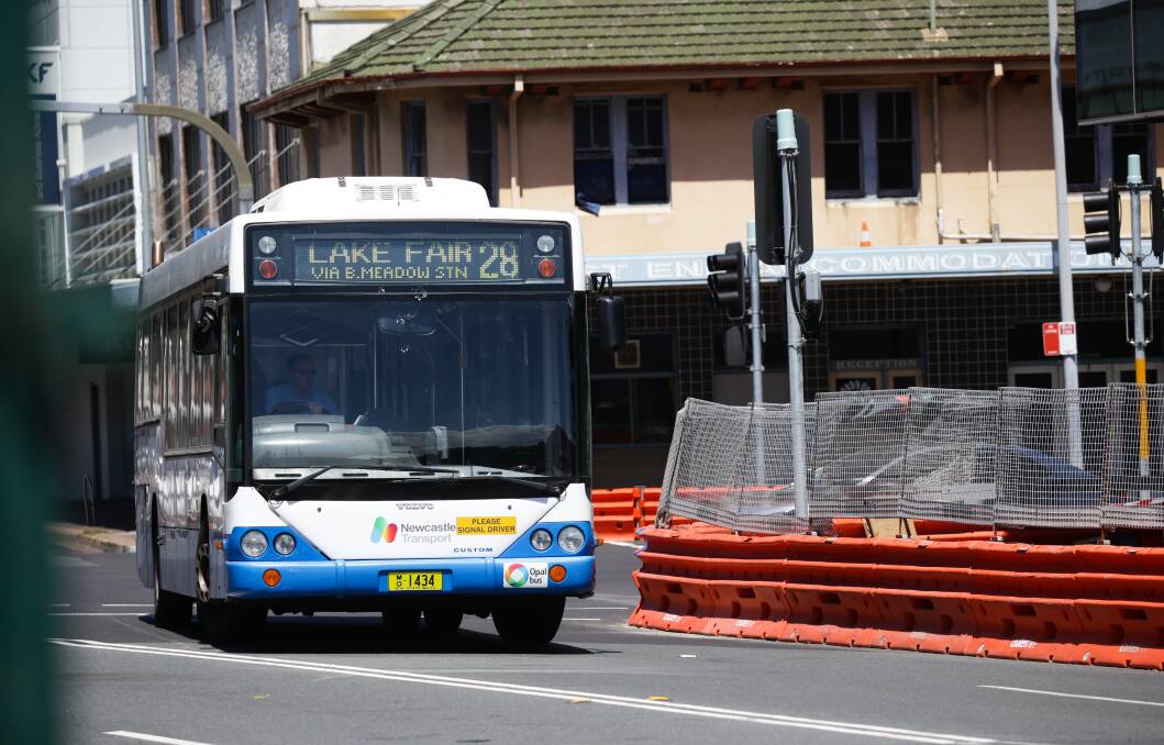 The former coalition NSW government awarded a 10-year contract to French firm Keolis Downer to run Newcastle's buses, ferry, and light rail in 2016. File picture
