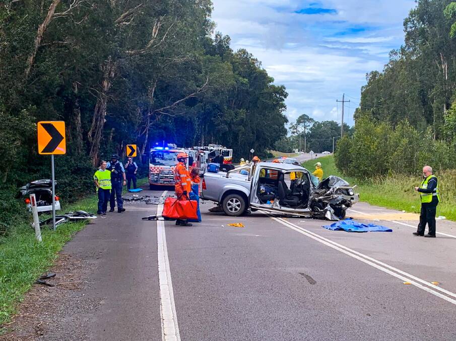 Daniel Mark Pelos was driving along Tomago Road in March, 2020 when he crossed to the wrong side of the road and caused a crash that claimed the life of 75-year-old Geoffrey Gilbert Smith. Picture by SES Port Stephens Unit