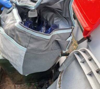 Police searching a home at Speers Point in December last year found 55 bottles of industrial chemical 1,4-Butanediol and methamphetamine and cash. 