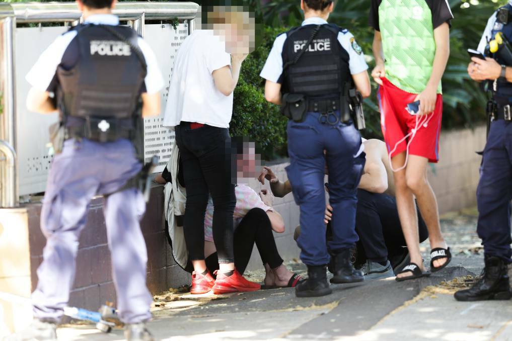 Four people were arrested and charged after a brawl in Hunter Street last month. Two men and a woman appeared in court on Thursday. Picture by Jonathan Carroll 