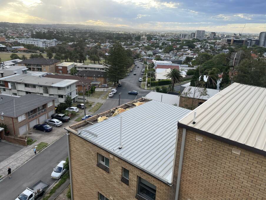 Damaging winds tear roof off, pictures supplied
