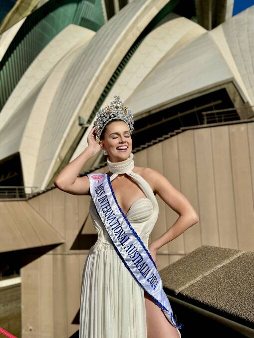 Eleebana's Selina McCloskey, 23, is Miss International Australia 2024. Picture supplied