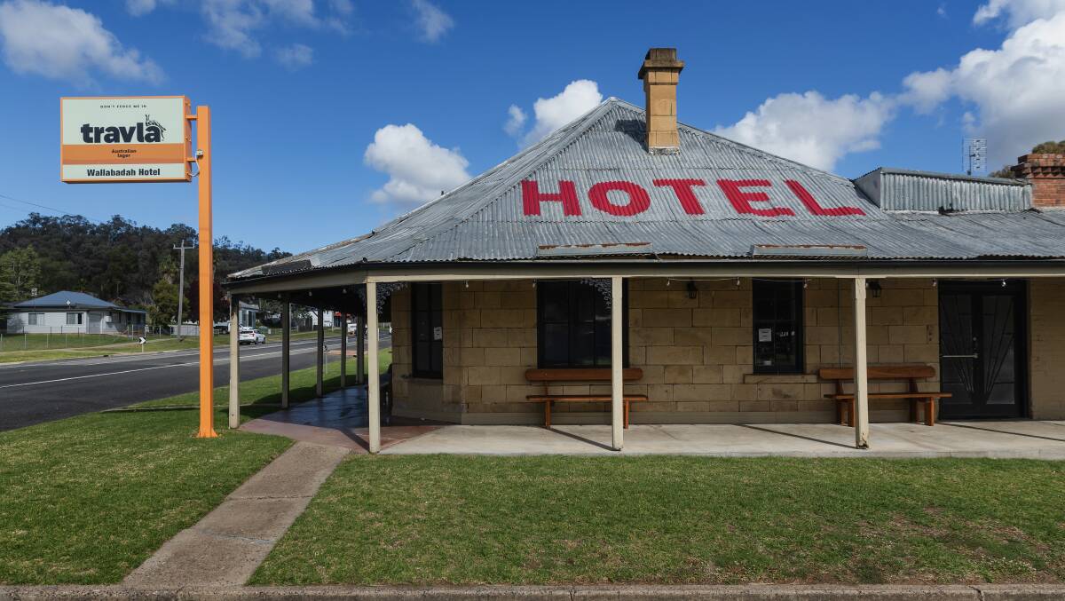 The Wallabadah Hotel right on the New England Highway. Picture by Marina Neil