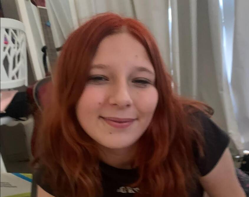 Thirteen year-old Angel Baker is missing from the Newcastle area. Picture NSW Police Force