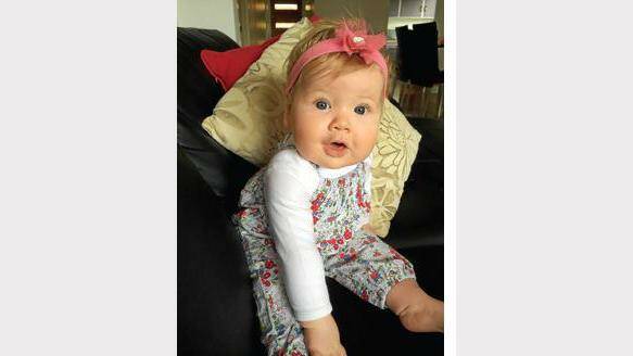 Chloe May Hardman  8/04/2013 Everyday we love laughing and growing with you, our beautiful girl. Love Mummy and Daddy xxx