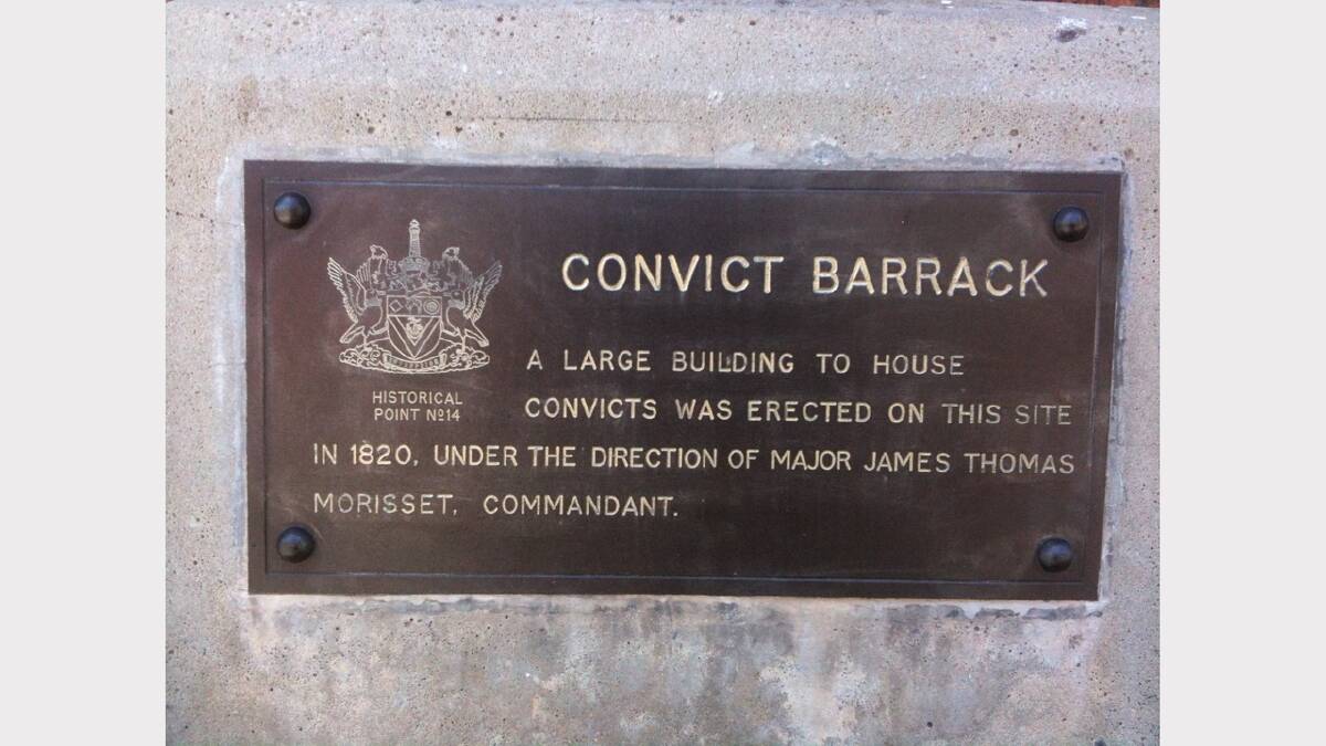 Convict barrack.