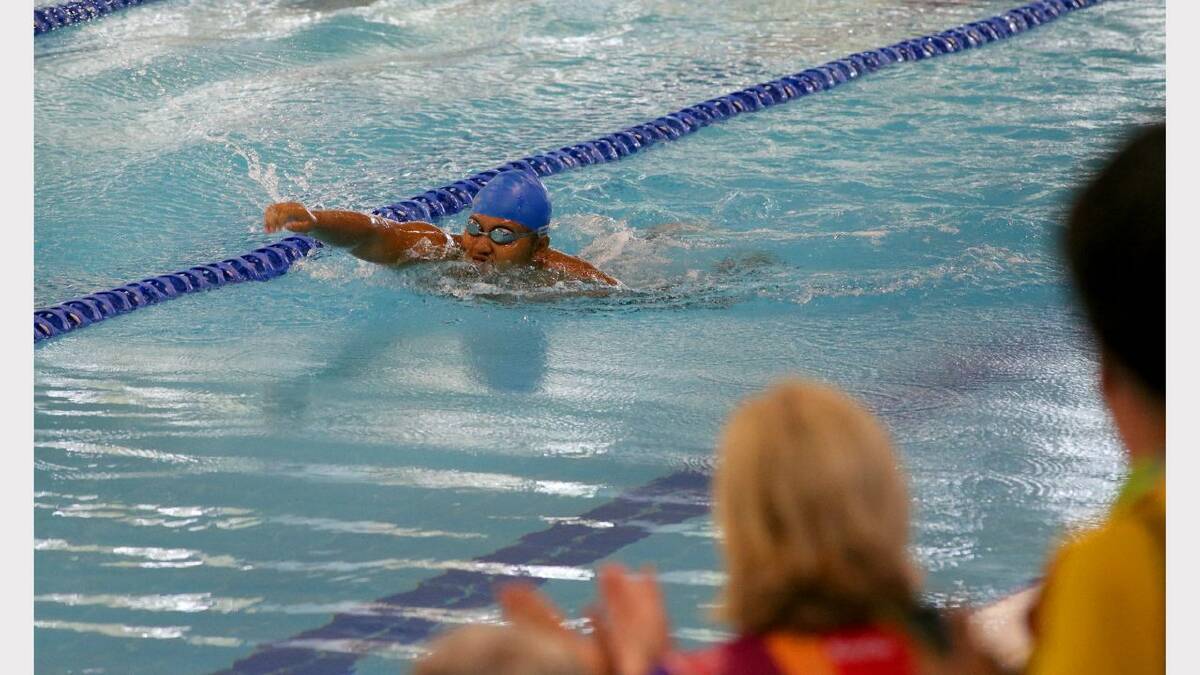 Scenes from the Special Olympics swimming at The Forum pool.  Picture: Dean Osland. 