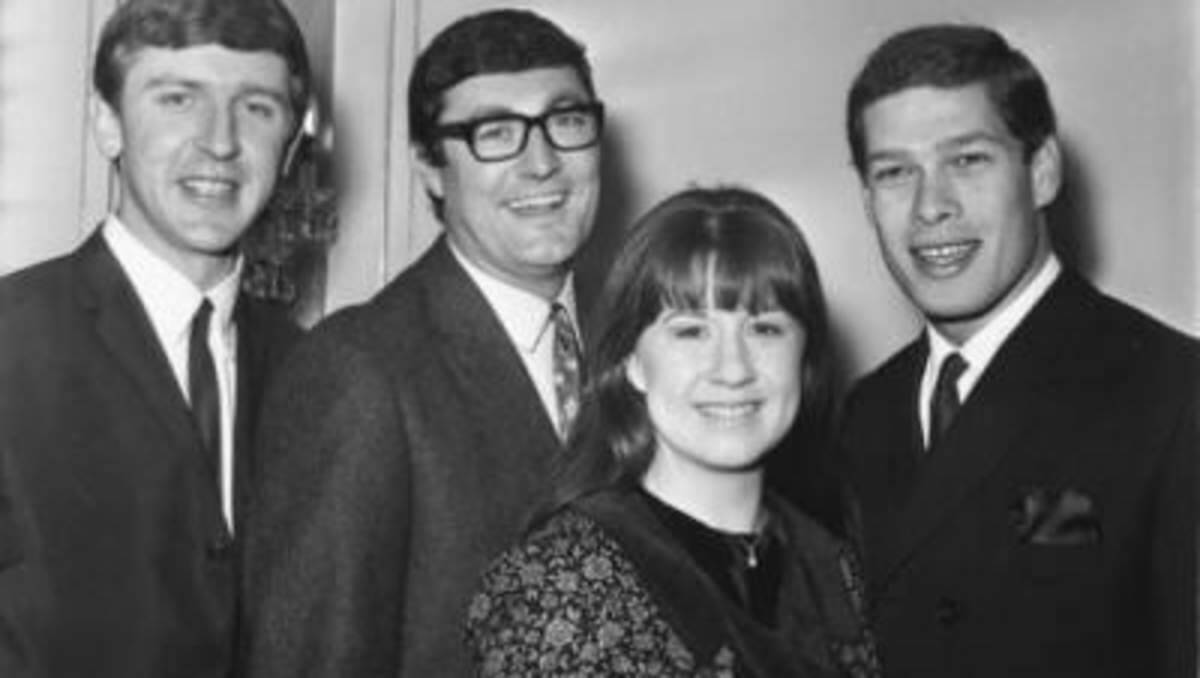 The Seekers: Judith Durham, Keith Potger, Bruce Woodley and Athol Guy.
