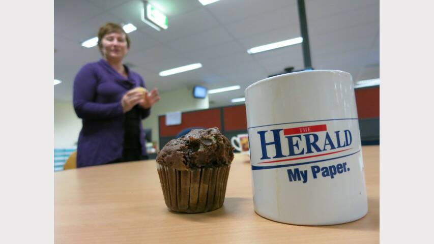 The Biggest Morning Tea at the Newcastle Herald. 