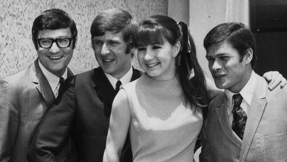 The Seekers: Judith Durham, Keith Potger, Bruce Woodley and Athol Guy.