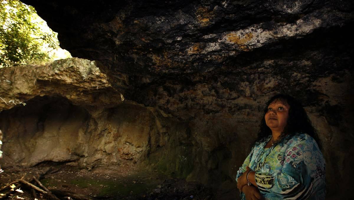 Melinda Brown at  the Butterfly Caves at West Wallsend
